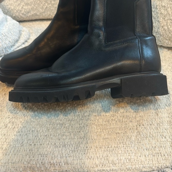 ALLSAINTS Hallie Chelsea boots lug sole Portuguese Leather  Size 38 - Picture 11 of 14
